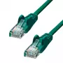 Netzwerkkabel ProXtend CAT5e U/UTP Male-Male RJ-45 10m Grün