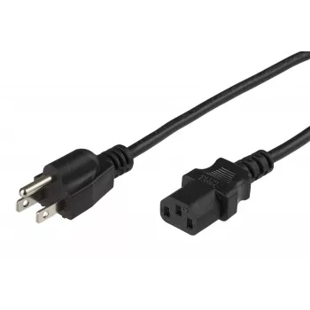 Microconnect PE110401 Stromkabel Schwarz 1 m C13-Kupplung Netzstecker Typ B