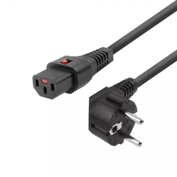 Netzkabel MicroConnect MC-SCHC13-5 — IEC C13 auf CEE 7/7 (Schuko), 5 m