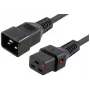 Stromkabel MicroConnect MC-C19C20LOCK-1.5M — C19 auf C20 mit IEC-Verriegelung, 1,5 m