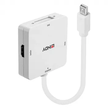 Lindy Mini DisplayPort 1.2 zu HDMI 1.4, DVI und VGA Konverter