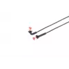Netzwerkkabel Lanview LV-6AFTP-FLEX-ANG-03B RJ45 Cat6A 3m Schwarz