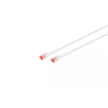 Netzwerkkabel Lanview LV-6AFTP-FLEX-ANG-075W RJ45 Cat6A 0,75 m Weiß
