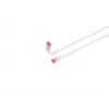 Lanview LV-6AFTP-FLEX-ANG-075W Cat6A FTP biegsames gewinkeltes RJ45-Netzwerkkabel mit Knickschutztülle, halogenfrei, 0,75 m, weiß