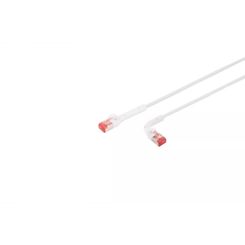 Netzwerkkabel Lanview LV-6AFTP-FLEX-ANG-10W RJ45 Cat6A 10m Schwarz