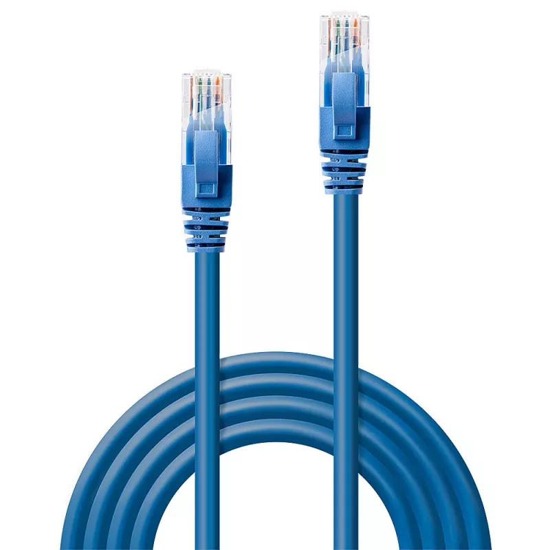 Lindy 0,5m Cat.6 U/UTP Netzwerkkabel, Blau