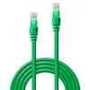Netzwerkkabel Lindy 0,5m RJ-45 Cat6 U/UTP Grün