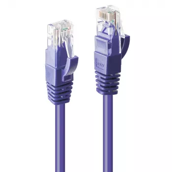 Lindy 30m Cat.6 U/UTP Netzwerkkabel, Violett, 30 m, Cat6, U/UTP (UTP), RJ-45, RJ-45, Violett