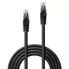 Netzwerkkabel Lindy RJ45/RJ45 CAT6 3m RJ-45 U/UTP Schwarz