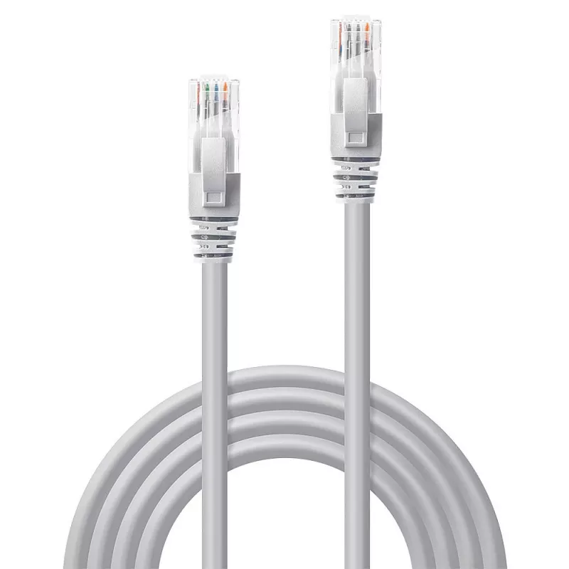 Lindy 10m Cat.6 U/UTP Netzwerkkabel, Grau