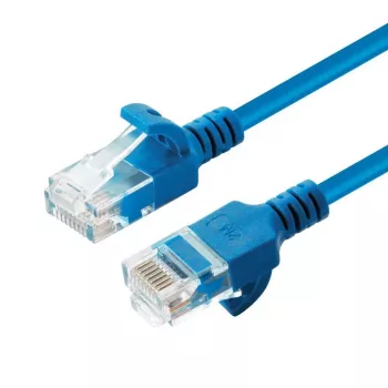 Microconnect V-UTP6A0015B-schlank Netzwerkkabel Blau 0,15 m Cat6a U/UTP (UTP)