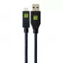 Techly ICOC-MUSB31-CMAM20T USB-3.1-Kabel, USB-A-Stecker auf USB-C-Stecker, 2 m, schwarz