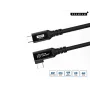 Microconnect USB3.2CC025-A USB-Kabel USB 3.2 Gen 2x2 0,25 m USB C Schwarz