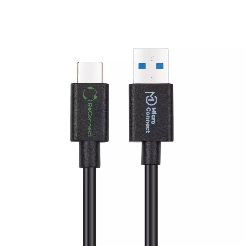 Microconnect ReConnect ECO-USB3.2CA1 USB-C auf USB-A 3.2 Gen 1 Kabel, 1 m