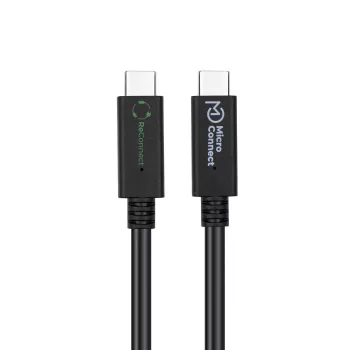 Microconnect ECO-USB3.2CC1.5 USB-Kabel USB 3.2 Gen 2x2 1,5 m USB C Schwarz