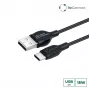 Microconnect ECO-USB3.1CCHAR05B USB-Kabel USB 2.0 0,5 m USB A USB C Schwarz