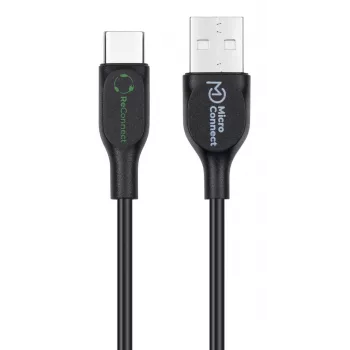 Microconnect ECO-USB3.1CCHAR05B USB-Kabel USB 2.0 0,5 m USB A USB C Schwarz