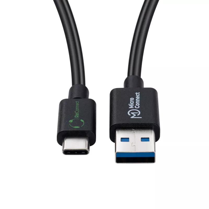 Microconnect ECO-USB3.1CA2 USB-Kabel USB 3.2 Gen 1 (3.1 Gen 1) 2 m USB-C Schwarz