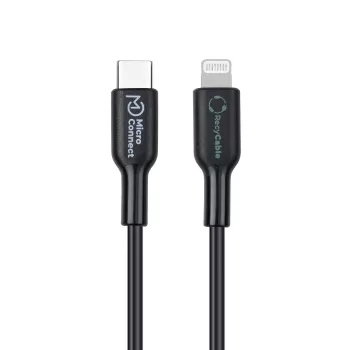 Microconnect ECO-USB3.1CL2 Lightning-Kabel 2 m Schwarz USB C