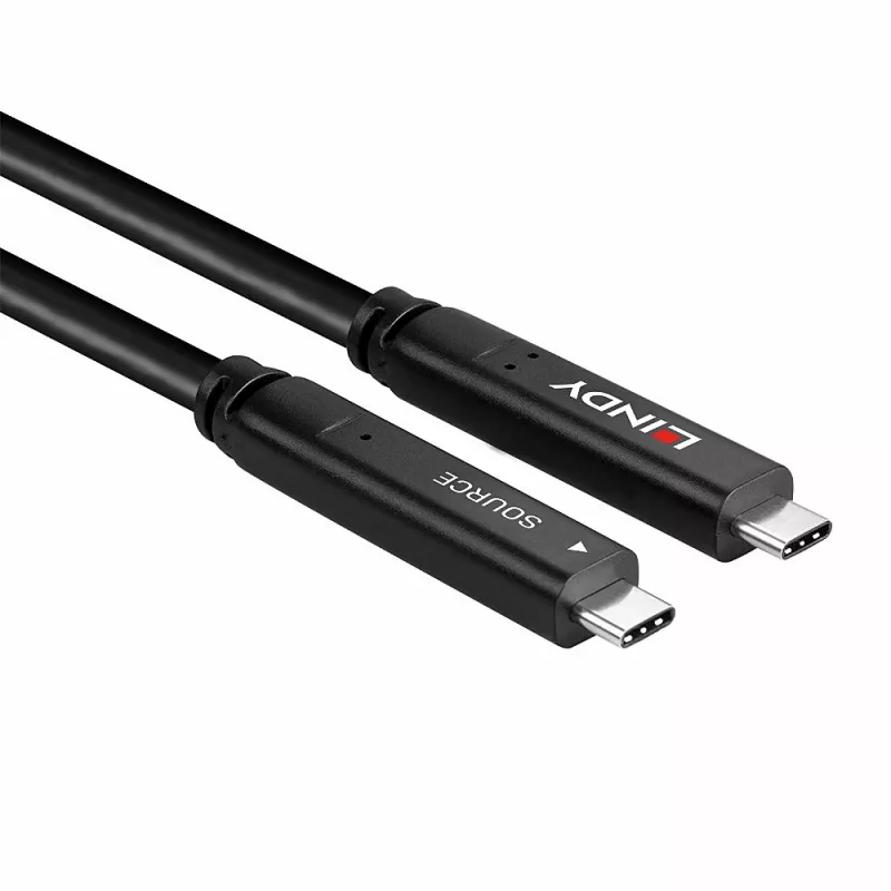Lindy 10m USB 3.2 Gen 2 & DP 1.4 Typ C Hybridkabel
