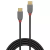 USB 2.0 Typ-C-auf-Typ-C-Kabel Lindy 36870 0,5m Anthra Line