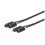 Vivolink PRORCARCA15 Audiokabel 15 m 2 x RCA Schwarz