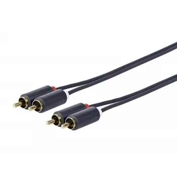 Vivolink PRORCARCA3 Audiokabel 3 m 2 x RCA Schwarz