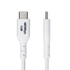 StarTech.com 1m USB-A auf USB-C Ladekabel, Laden & Synchronisieren, 3A, USB 2.0, TPE-Mantel – Weißes USB-Ladekabel