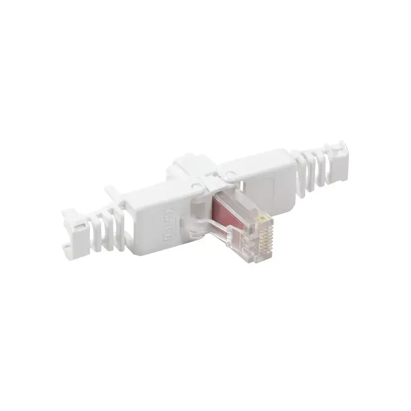 LogiLink MP0025 RJ45 Modularstecker Cat.6 UTP, werkzeugfrei, Weiß
