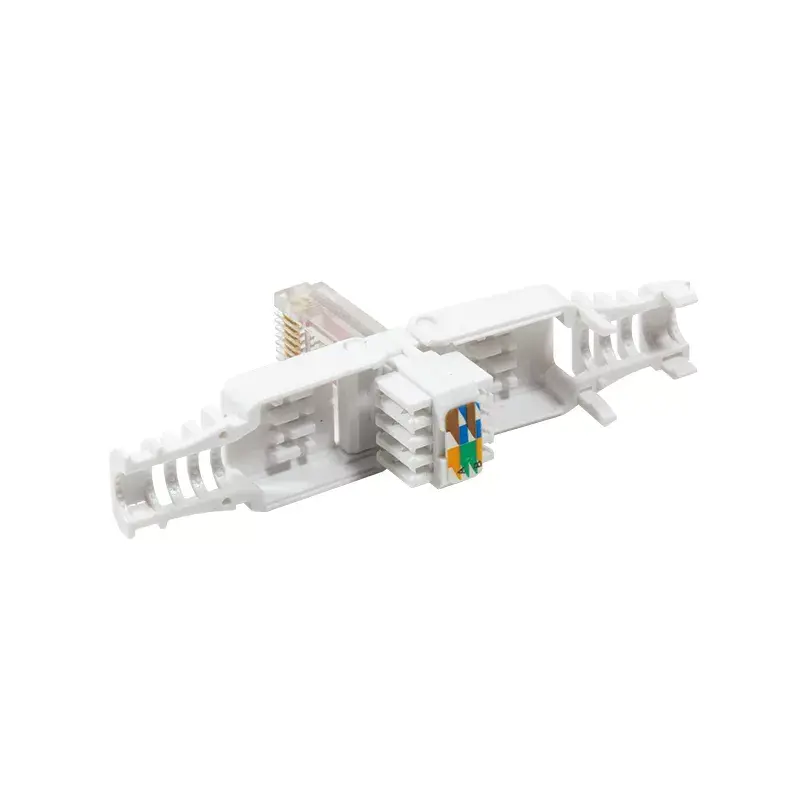 LogiLink MP0025 RJ45 Modularstecker Cat.6 UTP, werkzeugfrei, Weiß