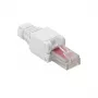 LogiLink MP0025 RJ45 Modularstecker Cat.6 UTP, werkzeugfrei, Weiß