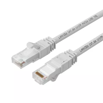 Lanview LV-SFTP6A0015W Cat6A S/FTP High-Flex LSZH Patchkabel, 0,15 m, Weiß
