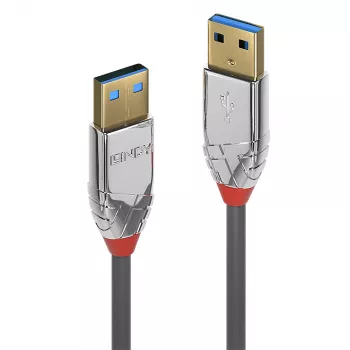 Lindy 36626 USB-Kabel USB 3.2 Gen 1 (3.1 Gen 1) 1 m USB A Grau