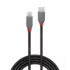 Lindy 1m USB 2.0 Typ-C auf Micro-B Kabel, Anthra Line