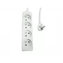 MicroConnect MC-PS040300FRW 4-fach Steckdosenleiste, französischer Typ E, 3 m, weiß