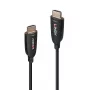 HDMI-Kabel Lindy 38513 30m HDMI Typ A Stecker 2.1 48 Gbit/s Schwarz