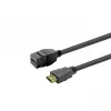 Keystone HDMI Female-Einsatz VivoLink PROKEYHDMIFM3B Schwarz — HDMI-Anschlussmodul für Wandplatten und Patchpanels