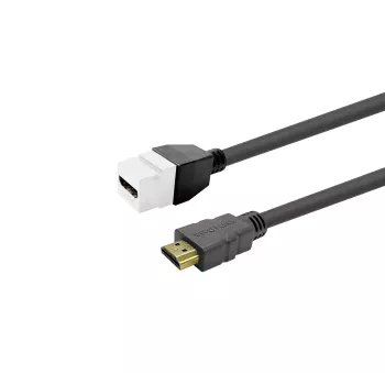 VivoLink HDMI Female Keystone Insert PROKEYHDMIFM2W Weiß — HDMI-Buchsen-Keystone-Modul
