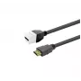Vivolink PROKEYHDMIFM7.5W Keystone-Modul HDMI Buchse auf Stecker, Weiß