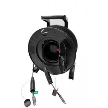 Vivolink PROHDMIOP100AM-DRUM HDMI-Kabel 100 m HDMI Typ A (Standard) Schwarz