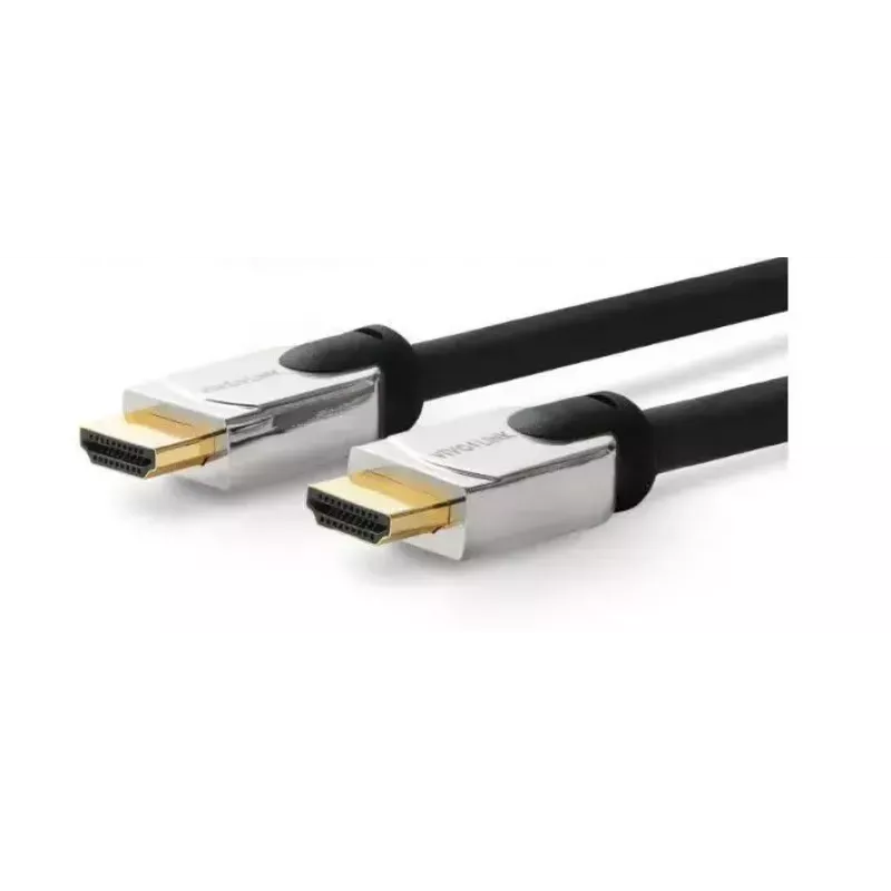 Vivolink PROHDMIHDM12.5 PRO HDMI-Kabel mit Metallkopf, HDMI Typ A, 12,5 m, schwarz
