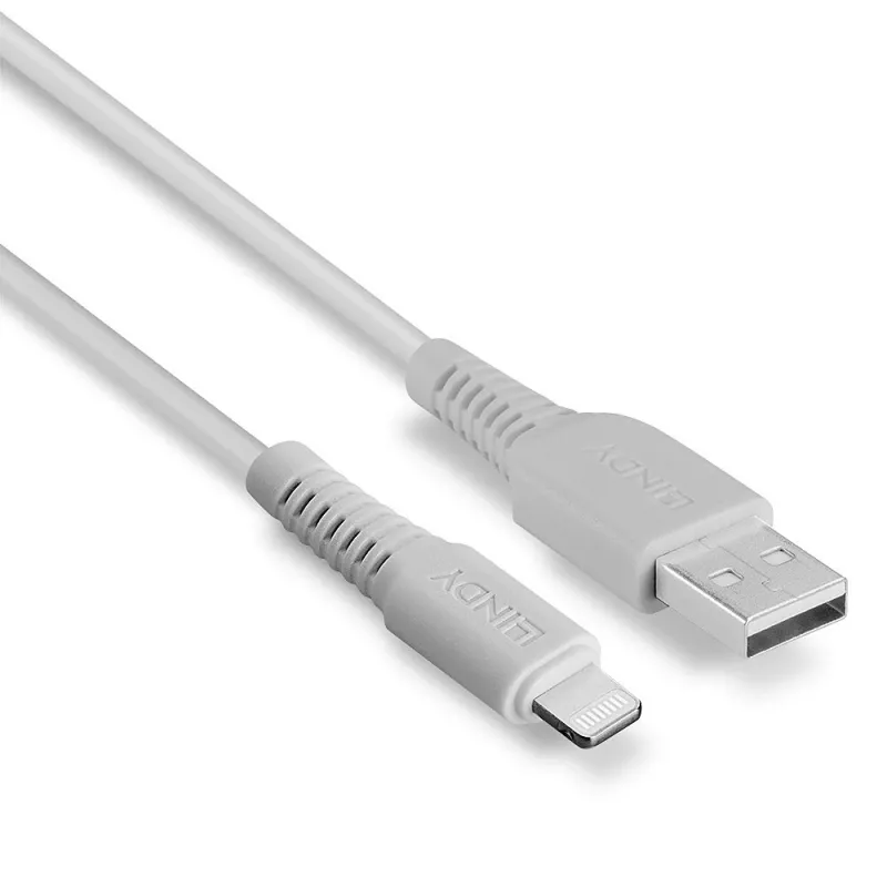 Lindy 1m USB auf Lightning Kabel, Weiß