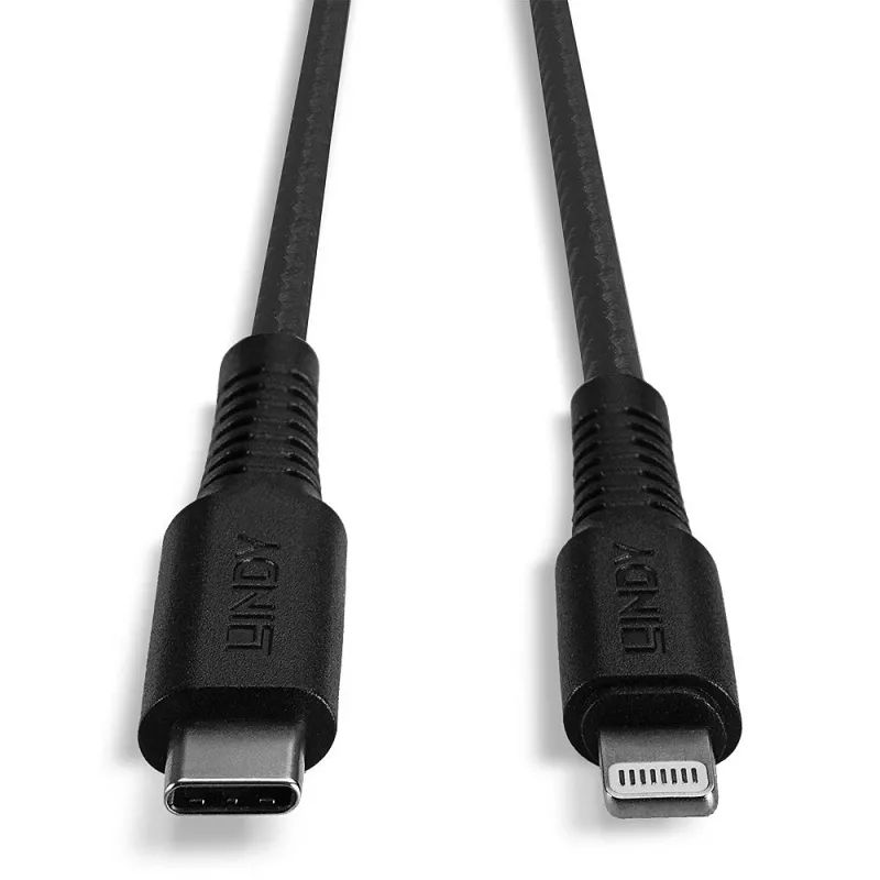 Lindy 3m verstärktes USB Type C zu Lightning Kabel