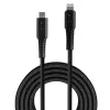 Lindy 0,5 m verstärktes USB Typ C auf Lightning Lade- und Synchronisationskabel