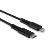 Lindy 0,5 m verstärktes USB Typ C auf Lightning Lade- und Synchronisationskabel