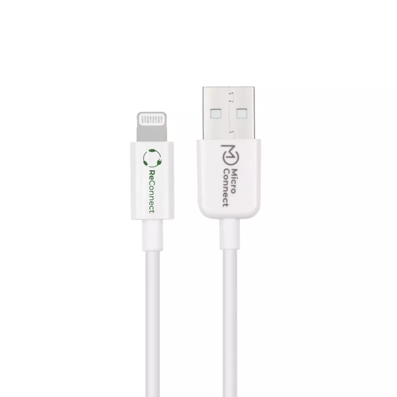 Microconnect ECO-LIGHTNING2 Lightning-Kabel 2 m Weiß