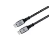 CONCEPTRONIC USB-C-auf-USB-C-Kabel ETTA07B12 – USB 3.2 Gen 2x2, 1,2 m, 20 Gbps, PD 3.0 100 W (20 V/5 A), 4K60Hz, Schwarz, E-Mark