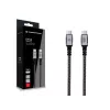 CONCEPTRONIC USB-C-auf-USB-C-Kabel ETTA07B12 – USB 3.2 Gen 2x2, 1,2 m, 20 Gbps, PD 3.0 100 W (20 V/5 A), 4K60Hz, Schwarz, E-Mark