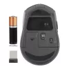 Manhattan MW6200 kabellose Maus, USB-A-Nanoempfänger, Schwarz