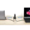 Manhattan 102667 4-Port-GaN-USB-Power-Delivery-Ladestation, 240 W